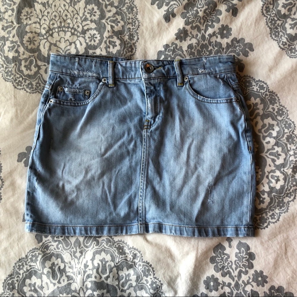 Short Jean Skirt